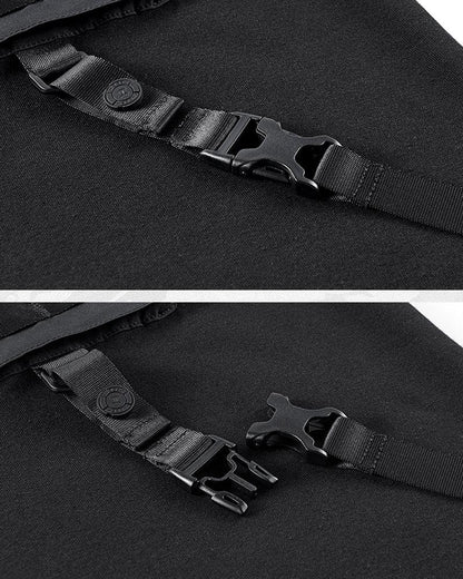 Functional Chest Bag Ribbon T-Shirt - Techwear Official