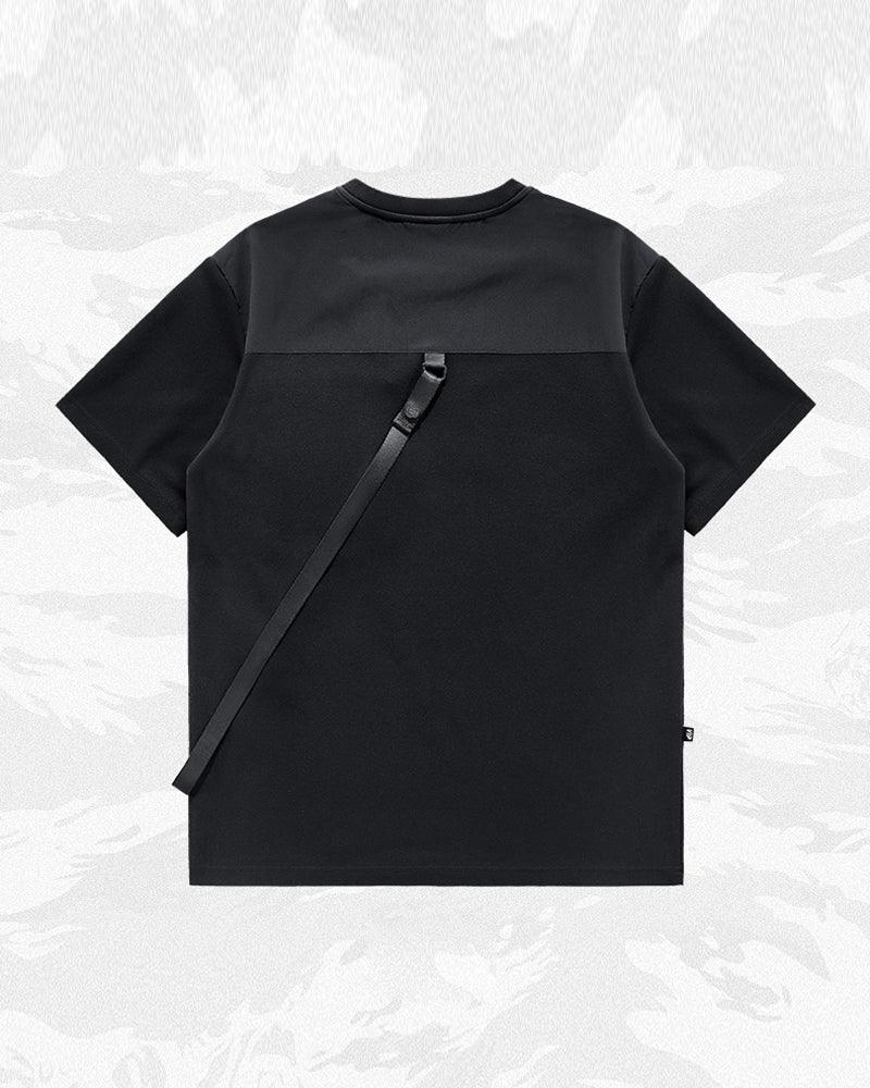 Functional Chest Bag Ribbon T-Shirt - Techwear Official