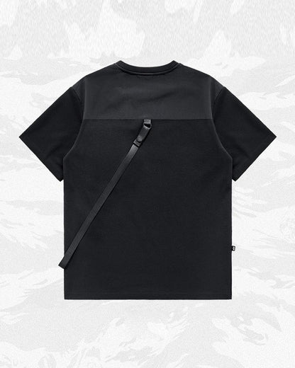 Functional Chest Bag Ribbon T-Shirt - Techwear Official