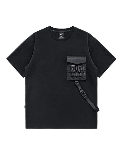 Functional Chest Bag Ribbon T-Shirt - Techwear Official