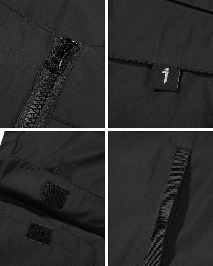 Functional Detachable Cargo Vest - Techwear Official
