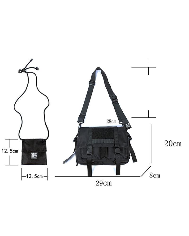 Functional Hip-hop Messenger Bag - Techwear Official