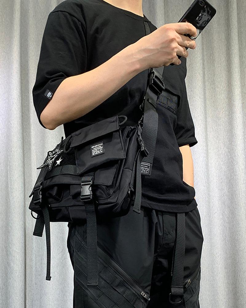 sling bag,crossbody bags,messenger bag,crossbody sling bag,tactical sling bag,best sling bag,waterproof sling bag,crossbody messenger bag,tactical messenger bag,waterproof messenger bag,black sling bag,black messenger bag,mens sling bag,mens sling bag,sling bag for men,mens messenger bag,messenger bag for men,techwear,tech wear,affordable techwear,techwear fashion,Japanese techwear,urban streetwear