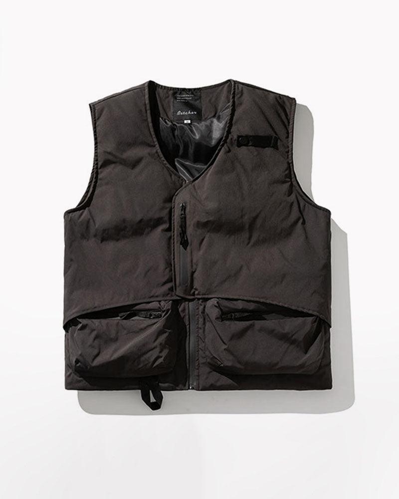 Functional Japanese Outdoor Winter Vest – Techwear Official