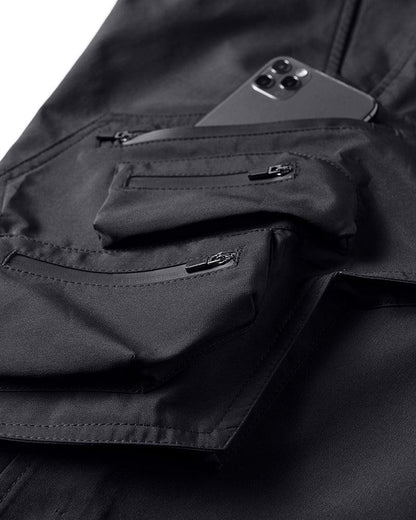 Functional Multi-Pocket Belt Shorts - Techwear Official