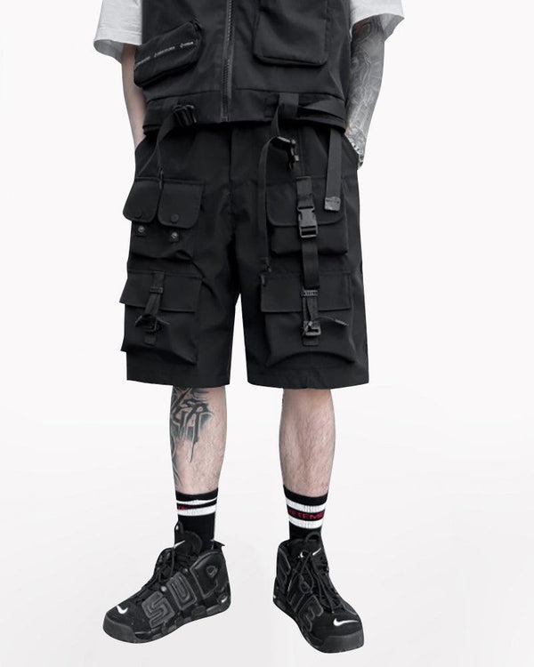 Functional Multi-pocket Cargo Shorts - Techwear Official