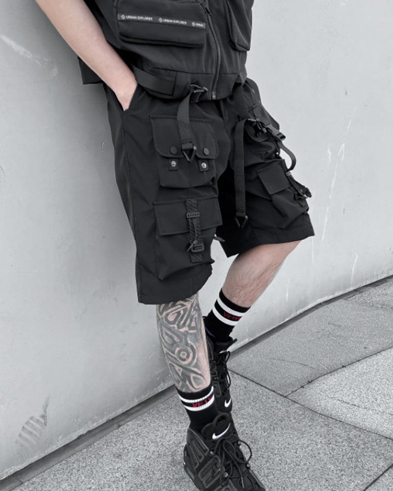 Functional Multi-pocket Cargo Shorts - Techwear Official