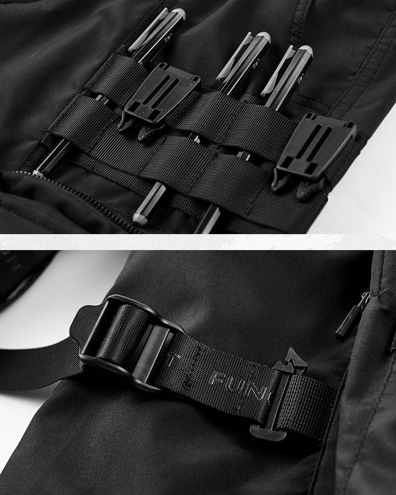 Techwear Multi Pocket Cargo Shorts Techwear Official