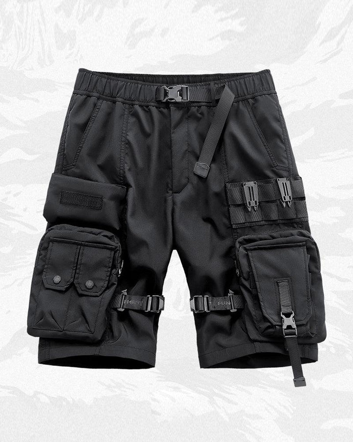 Functional Multi-Pocket Shorts - Techwear Official