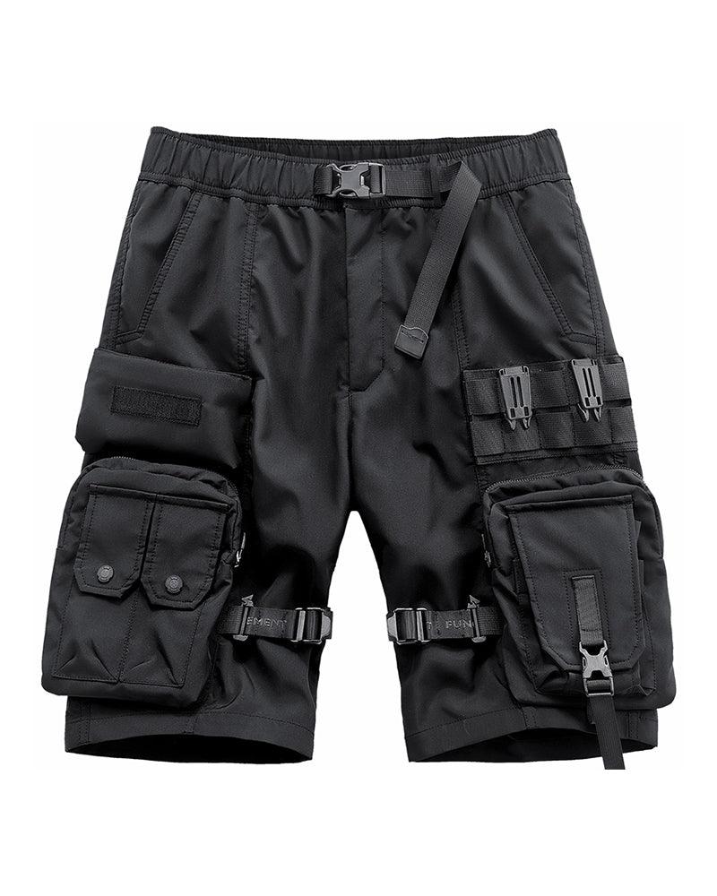 Techwear Multi Pocket Cargo Shorts Techwear Official