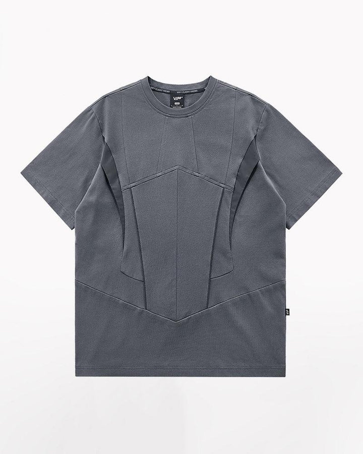 Functional Reflective Strip Splicing T-Shirt - Techwear Official