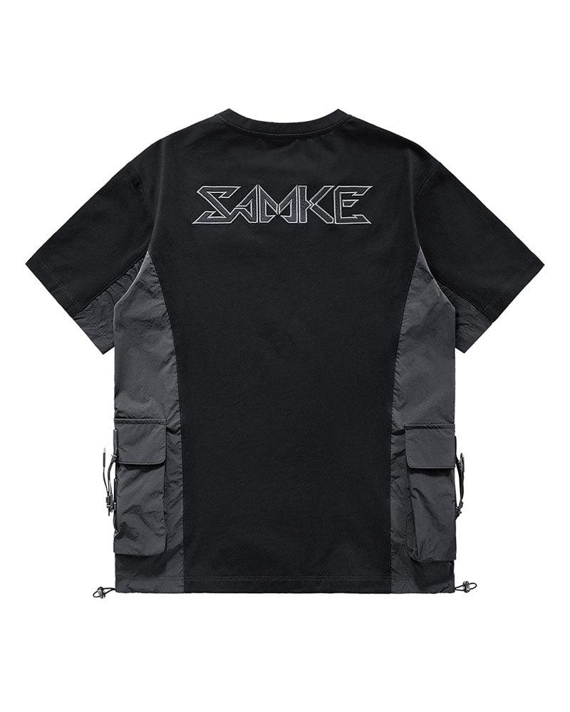 cyberpunk samurai shirt,ninja samurai,cyberpunk samurai,techwear shirt,black shirt,mens black tees,japanese techwear,Functional Tee,techwear style,Cargo Shirt for Men,tech t-shirt,black t-shirt,techwear style,japanese style clothing