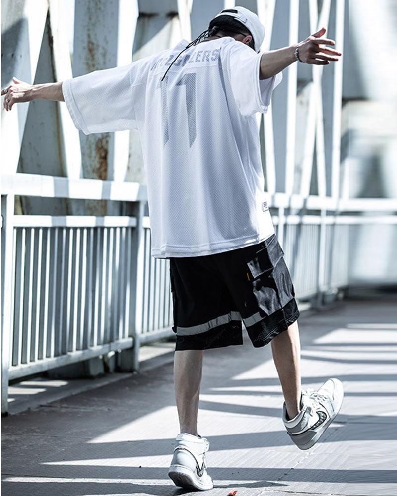 Get A Hint Fake Two Short Sleeve T-Shirt - Techwear Official