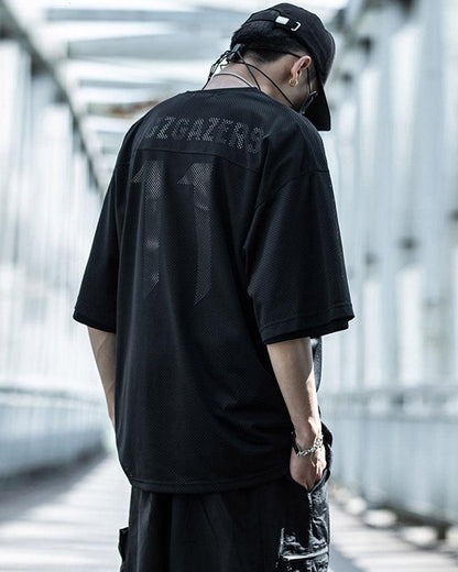 Get A Hint Fake Two Short Sleeve T-Shirt - Techwear Official