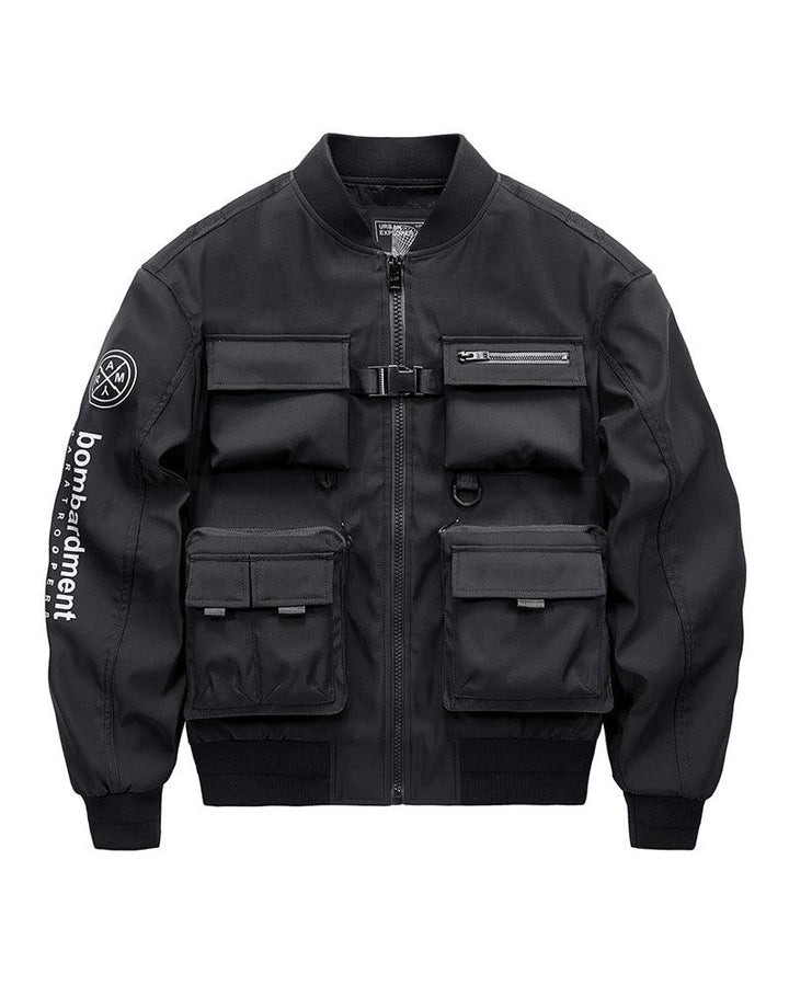 Futuristic Backpack Functional Bomber Jacket – Techwear Official