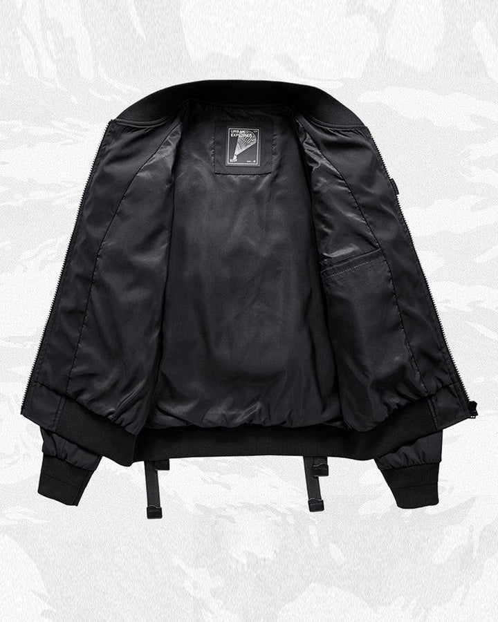 Futuristic Backpack Functional Bomber Jacket – Techwear Official