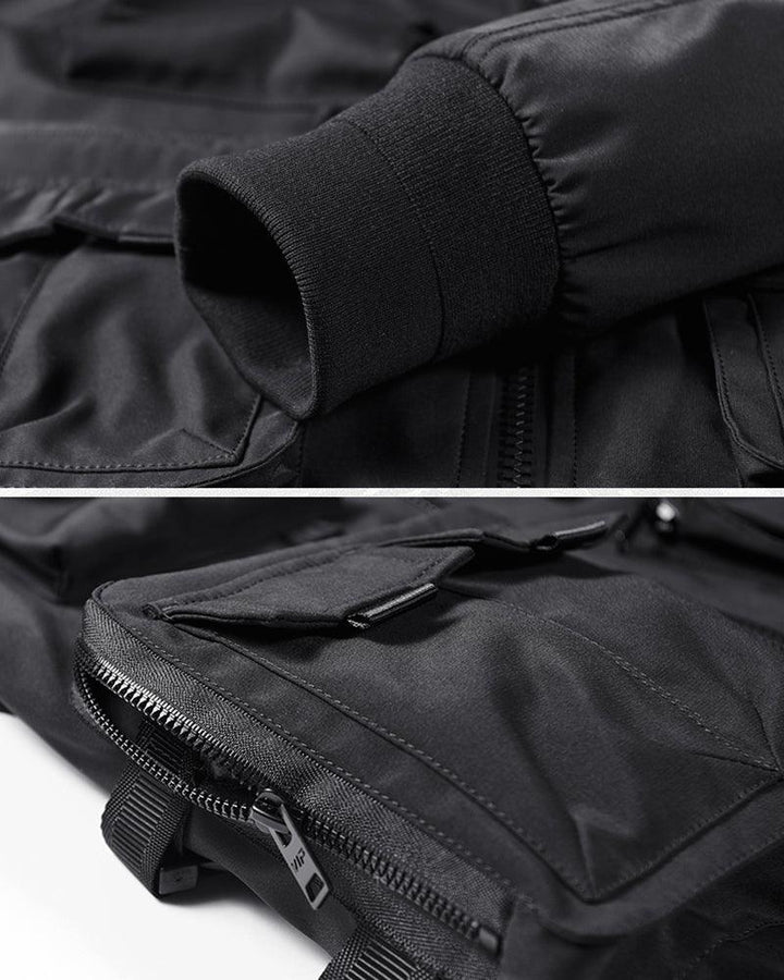 Futuristic Backpack Functional Bomber Jacket – Techwear Official