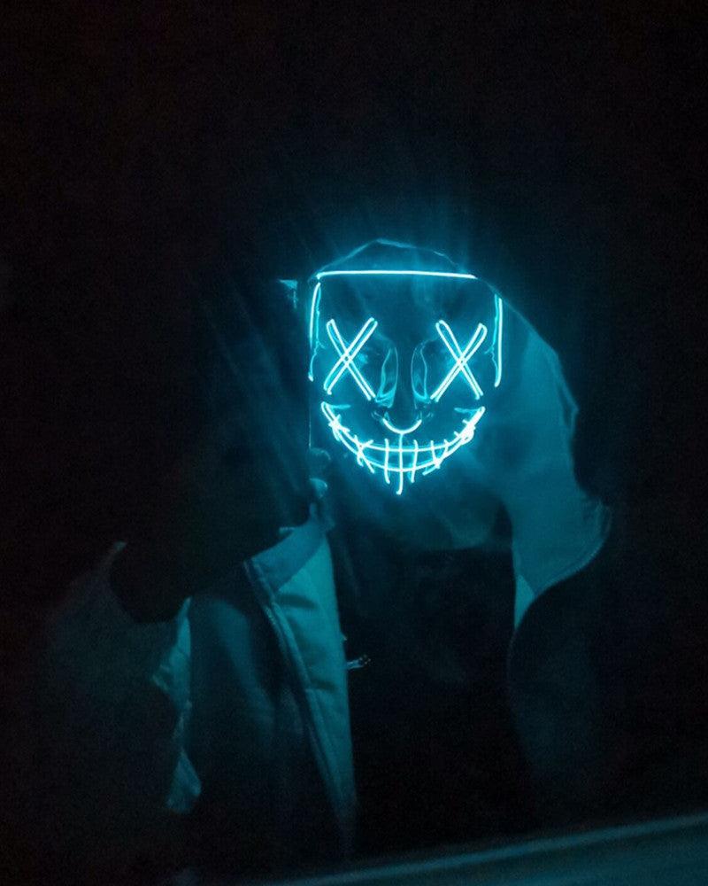 Ghost Face LED Glowing Mask - Techwear Official