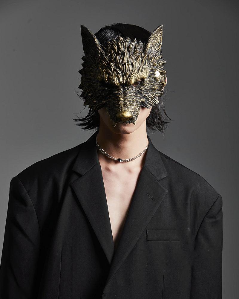 Cyberpunk Half Face Werewolf Mask – Techwear Official