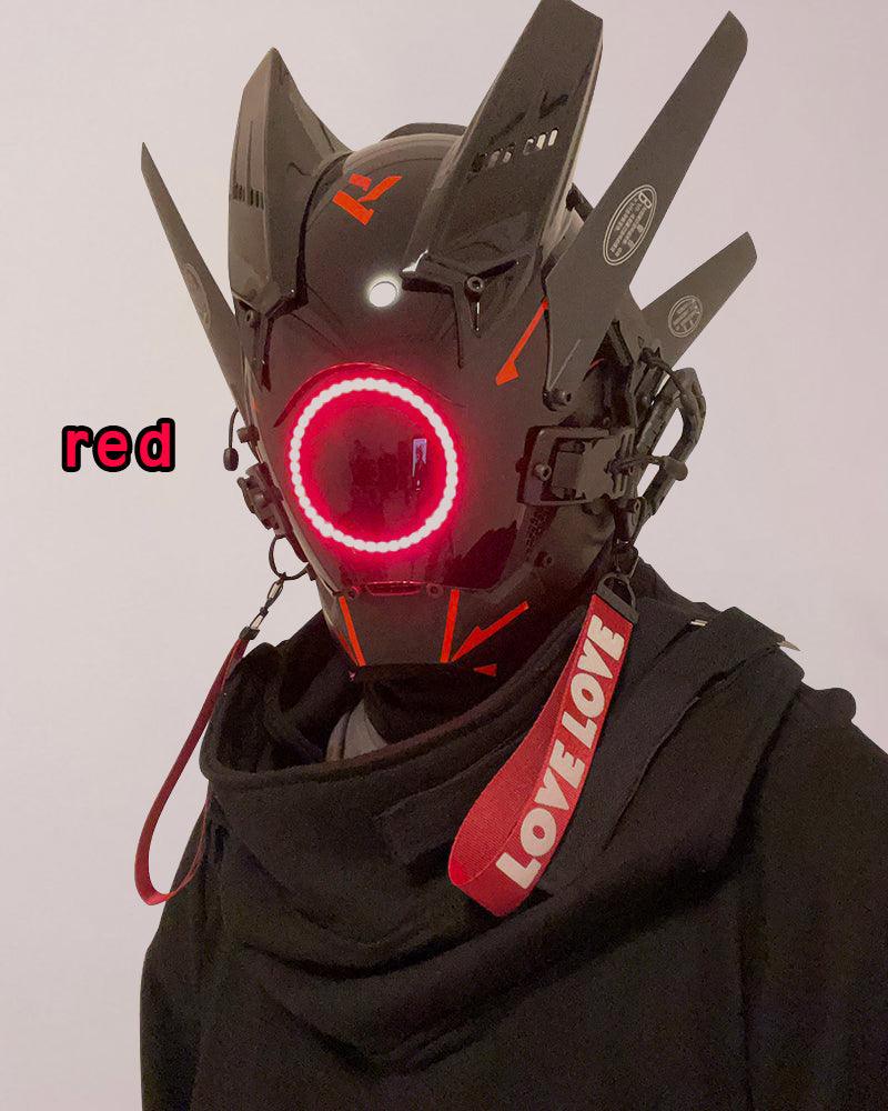Got Me Wanting Cyberpunk Mask (LEDs available in 7 colors) - Techwear Official