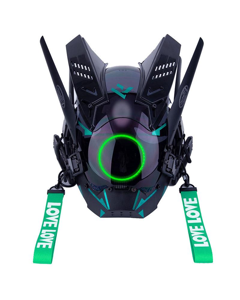Got Me Wanting Cyberpunk Mask (LEDs available in 7 colors) - Techwear Official
