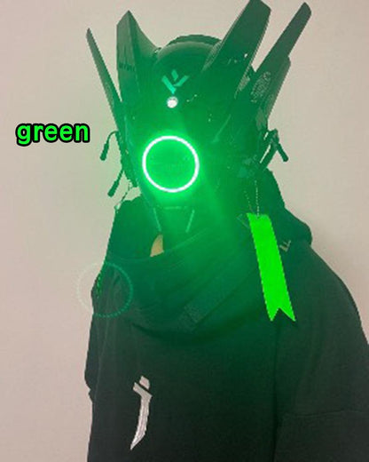 Got Me Wanting Cyberpunk Mask (LEDs available in 7 colors) - Techwear Official