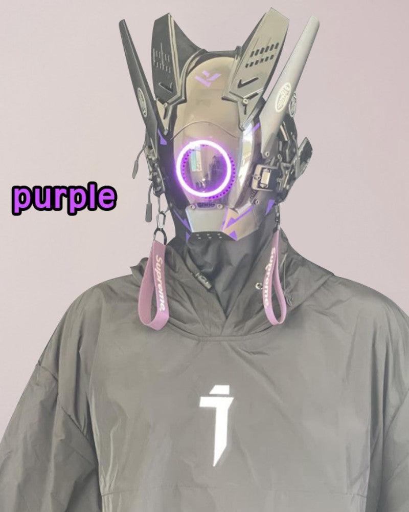 Got Me Wanting Cyberpunk Mask (LEDs available in 7 colors) - Techwear Official