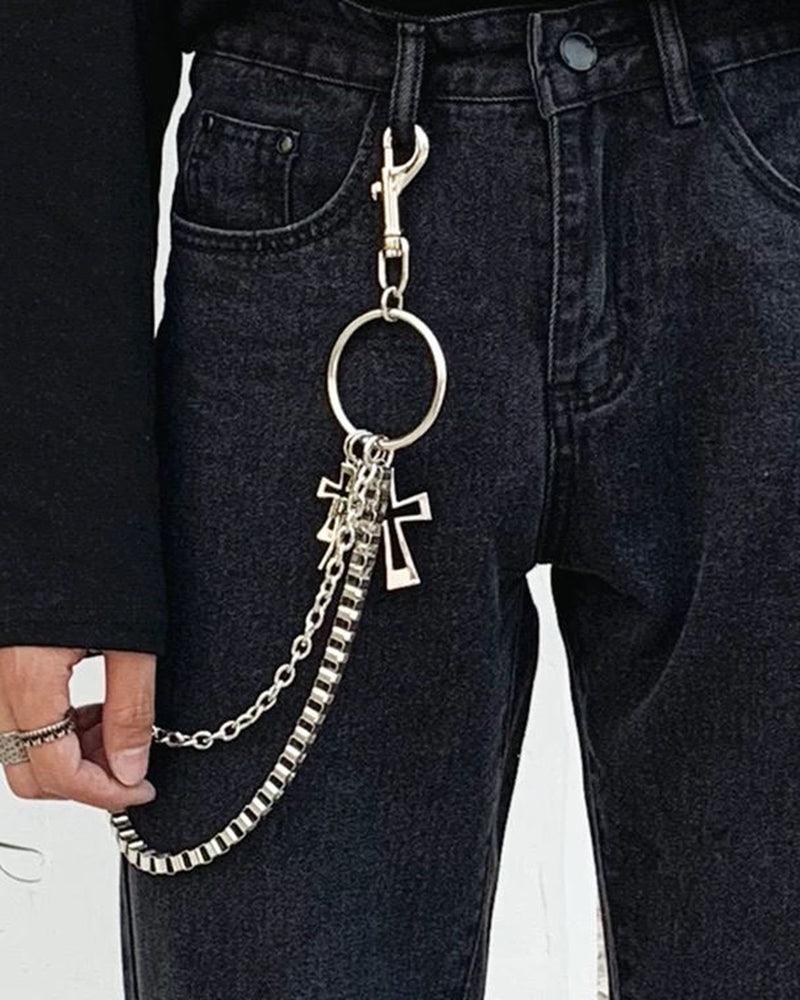 Got Too Close Cross Pants Chain - Techwear Official