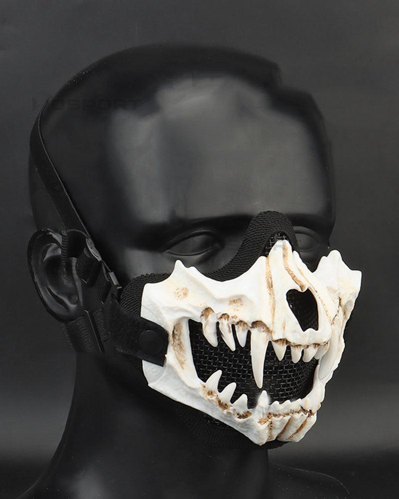 Genbu Mask,resin skull mask,Skull Mask Resin,Skull Mask,Resin Masks,ghost skull mask,Half Face Skull Mask,Halloween Costume,Half Skull Mask,Japanese Halloween Mask,Cosplay Mask,Halloween Mask, Japanese Halloween Mask, Resin Half Face Mask