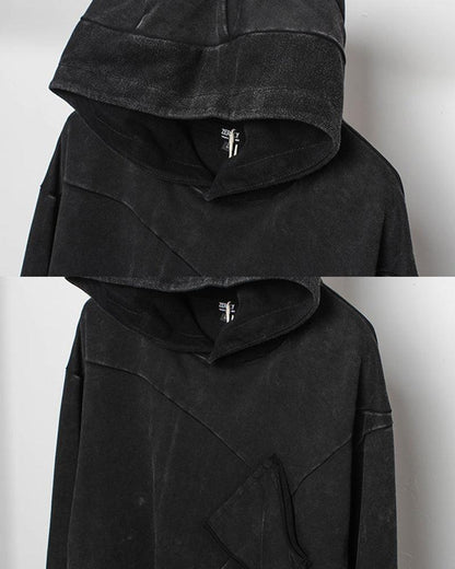 Guide My Life Denim Hoodie - Techwear Official