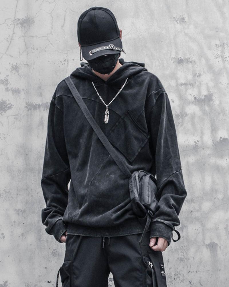 Guide My Life Streetwear Denim Hoodie – Techwear Official