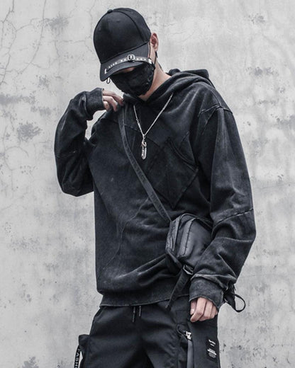 mens hoodie,men hoodies,hoodies for men,techwear hoodie,cyberpunk techwear hoodie,japanese techwear hoodie,cyberpunk hoodie,samurai hoodie,ninja hoodie,black hoodie,black hoodie mens,heavyweight hoodie,cool hoodie,japanese hoodie,streetwear hoodie,black essentials hoodie,pullover hoodie,techwear,affordable techwear,techwear fashion,Japanese techwear,techwear outfits,futuristic clothing,cyberpunk clothing,cyberpunk techwear,cyberpunk fashion