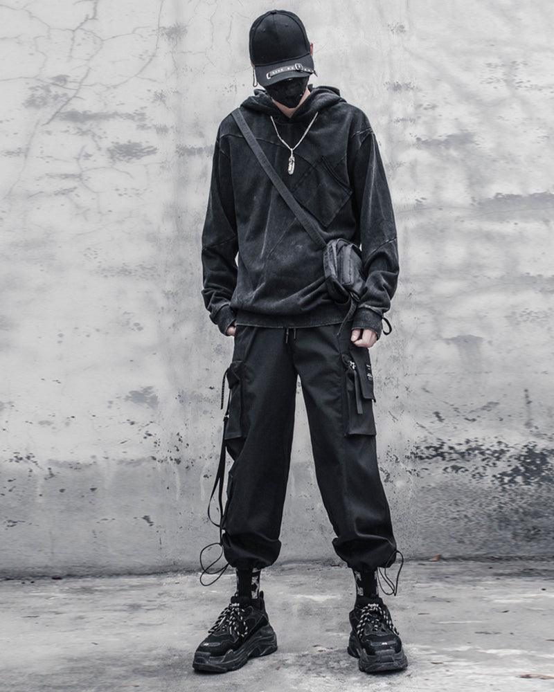 Guide My Life Denim Hoodie - Techwear Official
