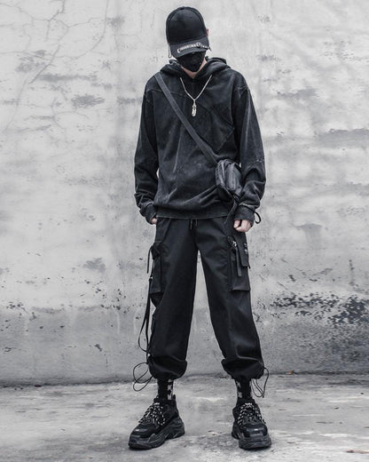 Guide My Life Denim Hoodie - Techwear Official