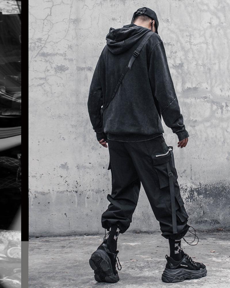 Guide My Life Denim Hoodie - Techwear Official