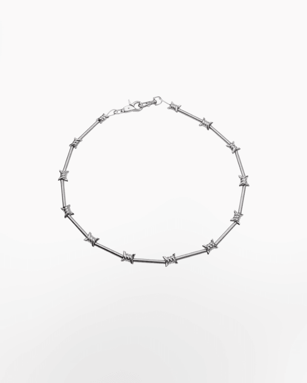 Heat Waves Barbed Wire Necklace - Techwear Official