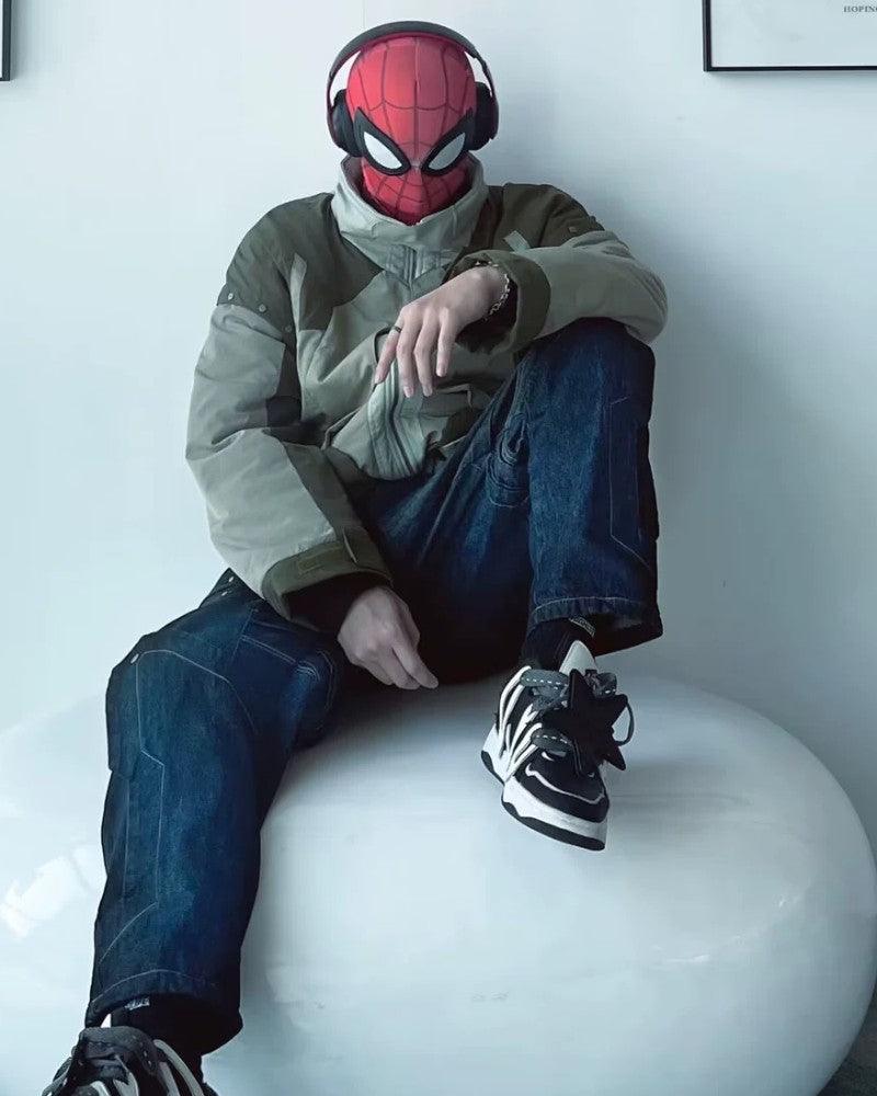 Heavy Mecha High Rise Baggy Jeans - Techwear Official