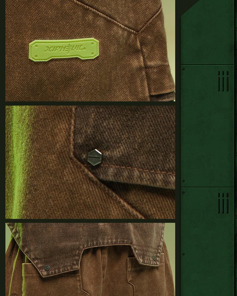 Heavy Mecha High Rise Baggy Jeans - Techwear Official