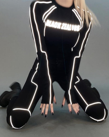 Hungry Games Reflective Tracksuit（Sold Separately） - Techwear Official