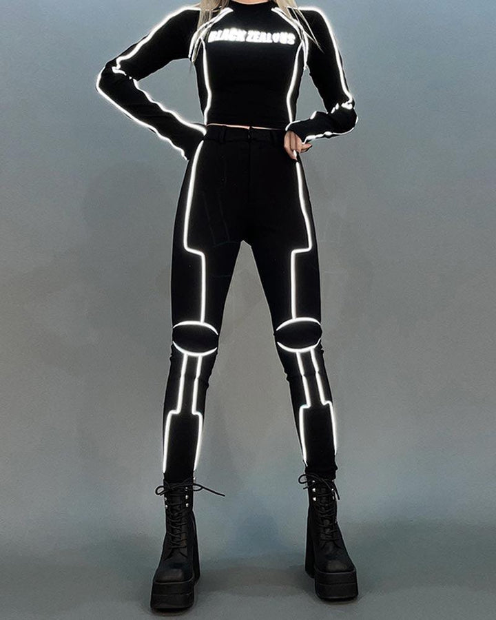 Hungry Games Reflective Tracksuit（Sold Separately） - Techwear Official