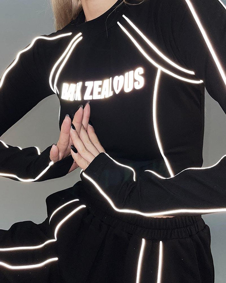 Hungry Games Reflective Tracksuit（Sold Separately） - Techwear Official