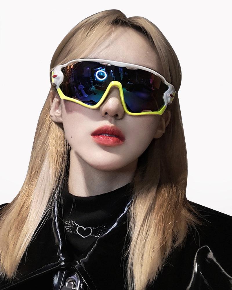 I Am No Angel Cyberpunk Sunglasses - Techwear Official