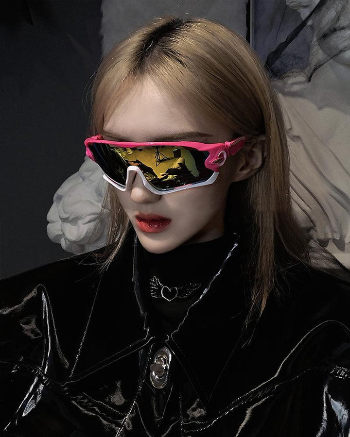 I Am No Angel Cyberpunk Sunglasses - Techwear Official
