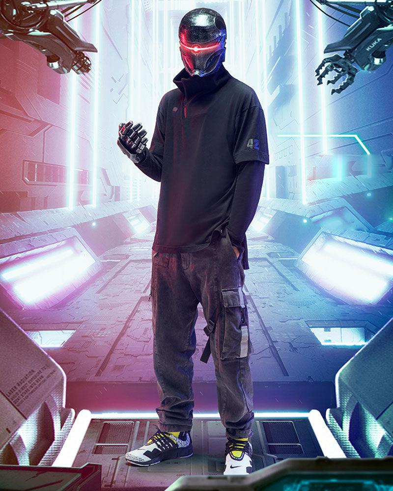 I Want Freedom Cyberpunk Reflective Pants - Techwear Official