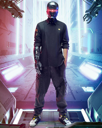I Want Freedom Cyberpunk Reflective Pants - Techwear Official