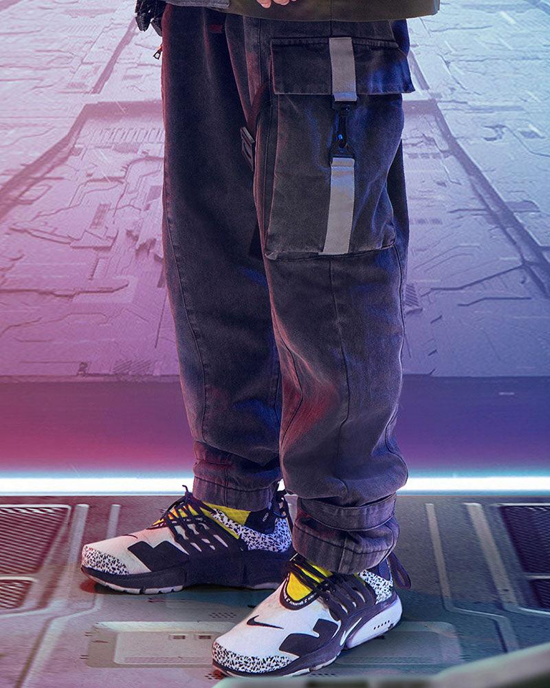 cyberpunk pants,denim cargo pants,ninja pants,ninja cargo pants,baggy ninja pants,black ninja pants,cyberpunk outfits,cyberpunk 2077 outfits,techwear cyberpunk outfits male,cyberpunk clothing,cyberpunk clothing style,cyberpunk inspired clothing,futuristic cyberpunk clothing,men&