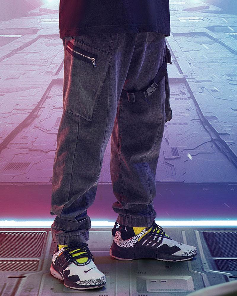 I Want Freedom Cyberpunk Reflective Pants - Techwear Official