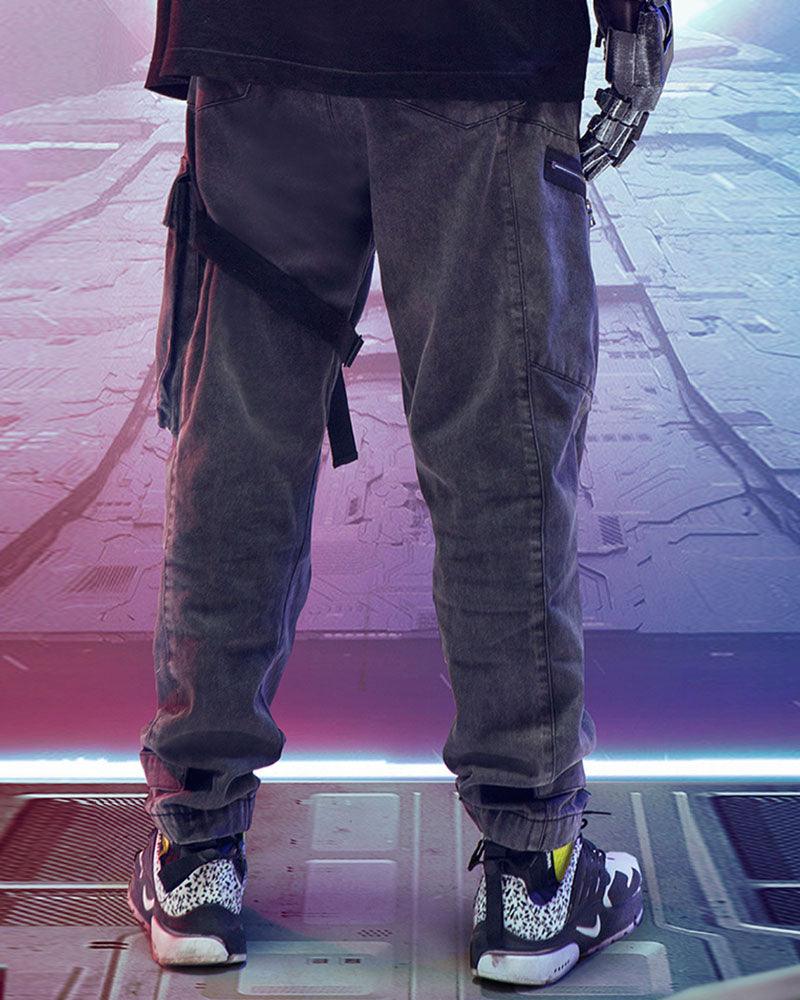 I Want Freedom Cyberpunk Reflective Pants - Techwear Official