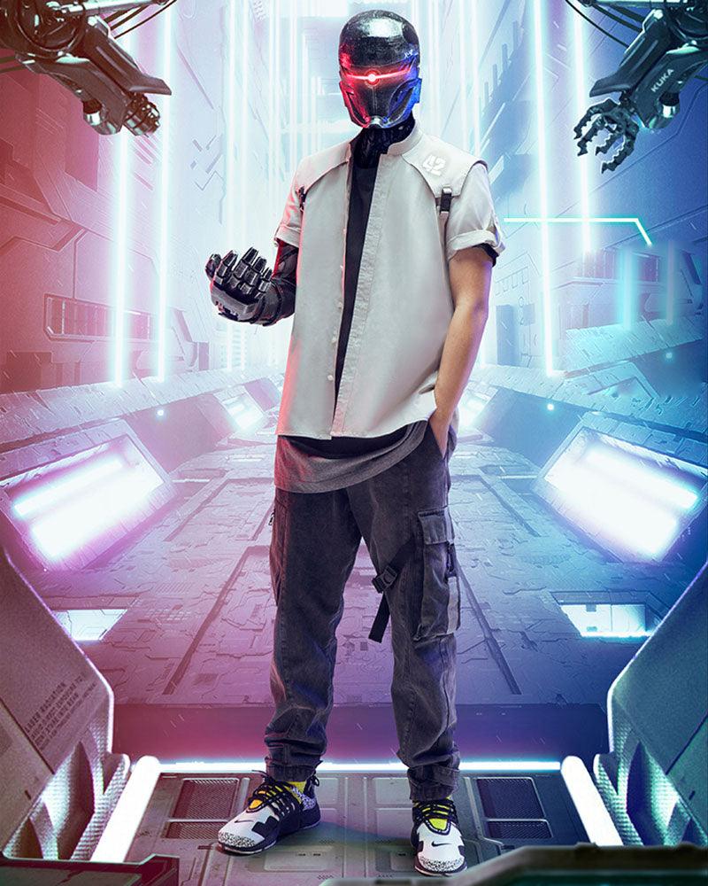 I Want Freedom Cyberpunk Reflective Pants - Techwear Official