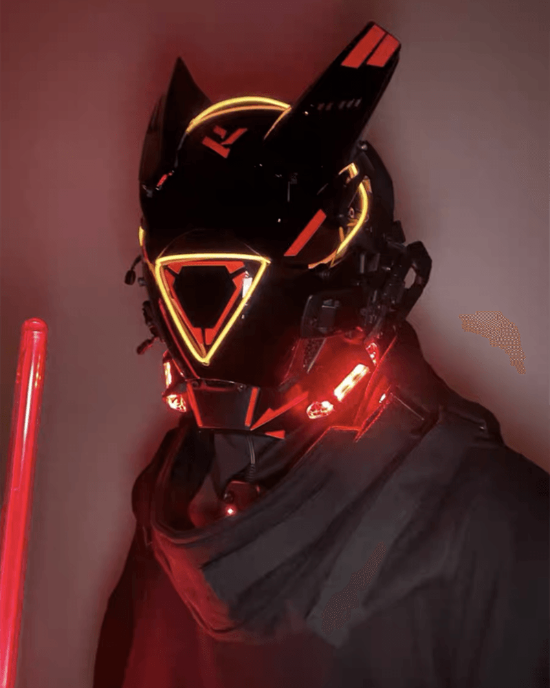 Indulge Oneself Cyberpunk Futuristic Mask - Techwear Official
